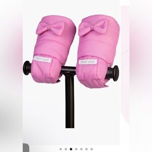 7 AM Enfant scooter mittens pink, bows